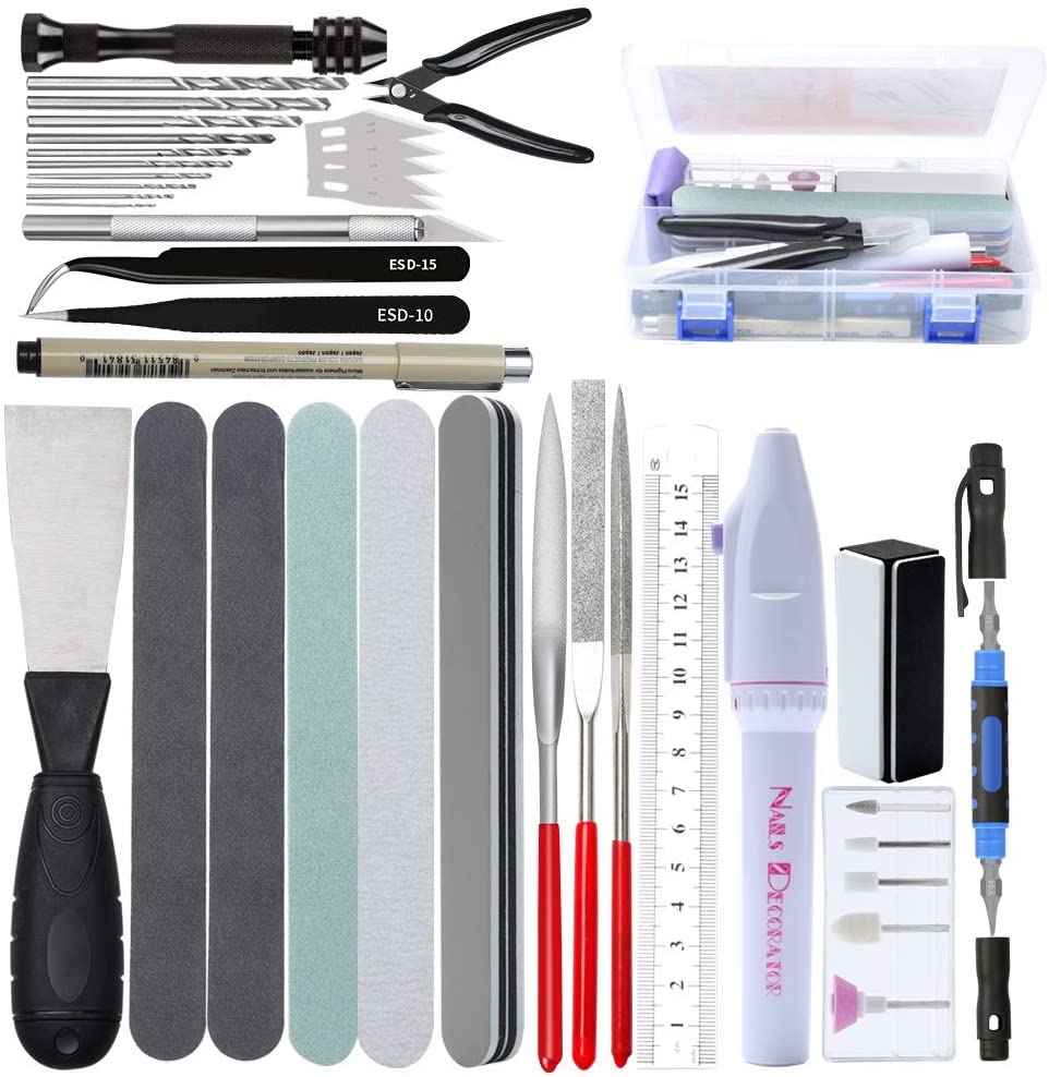 Modeling Tool Kit Tweezers Hobby Knife - Mô Hình Gundam Bộ Dụng Cụ