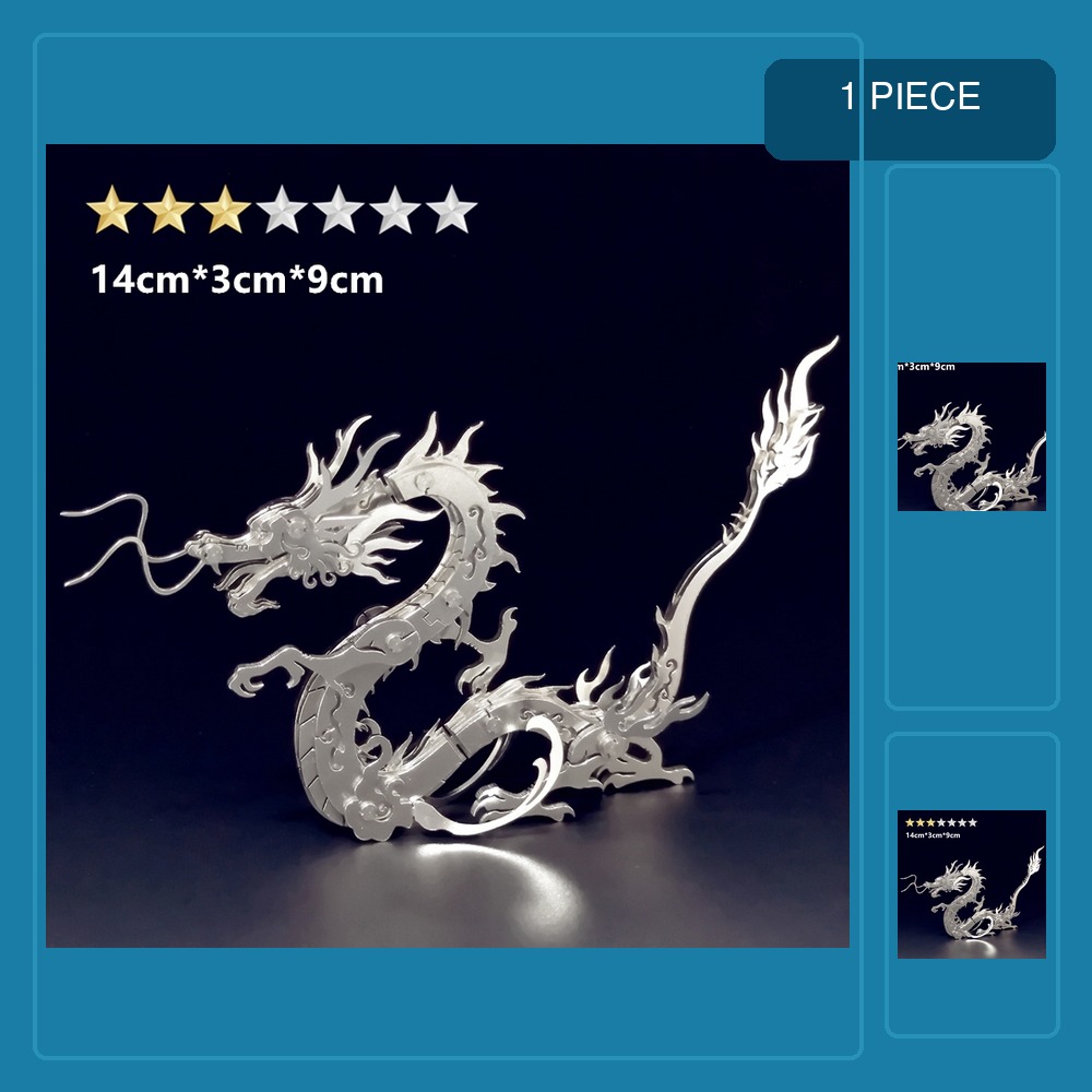 Metal 3D Puzzle Stainless Model Kit - 3D metal puzzle children adult DIY