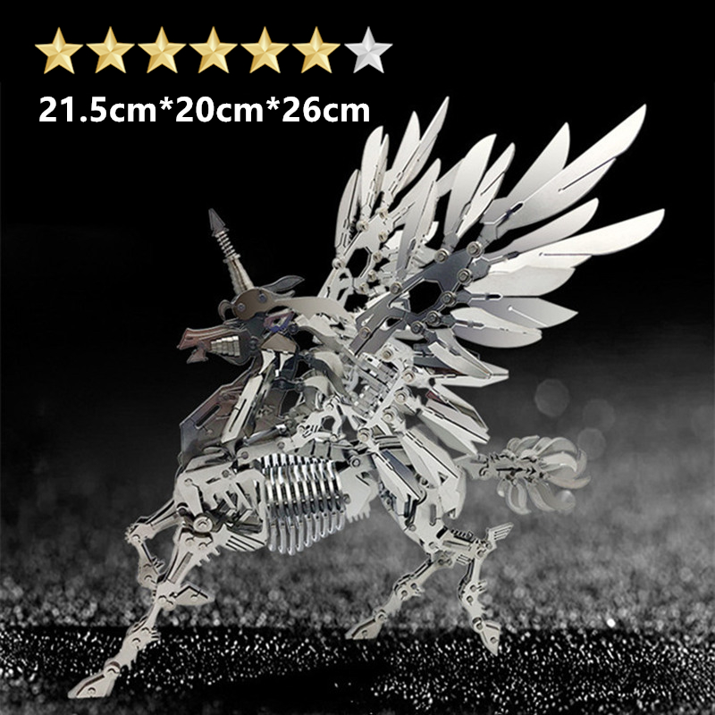 Metal 3D Puzzle Stainless Model Kit - 3D metal puzzle children adult DIY