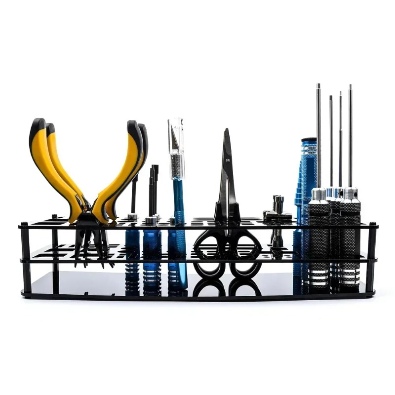 Modeling Tool Kit Tweezers Hobby Knife - Desktop Model Tool Storage Rack Organizer