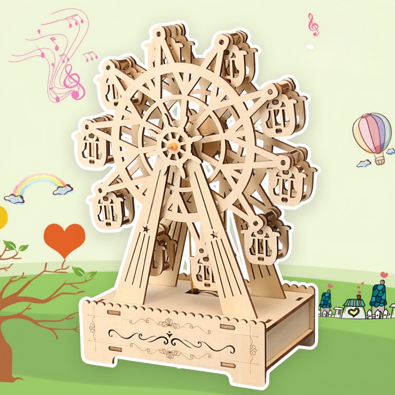 3D Wooden Puzzles Rotatable Fe - đánh giá và giá 3D Wooden Mechanical Puzzle Marble Run