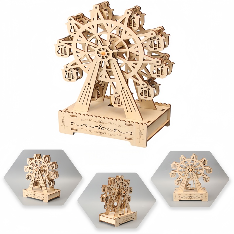 3D Wooden Puzzles Rotatable Fe - đánh giá và giá 3D Wooden Mechanical Puzzle Marble Run