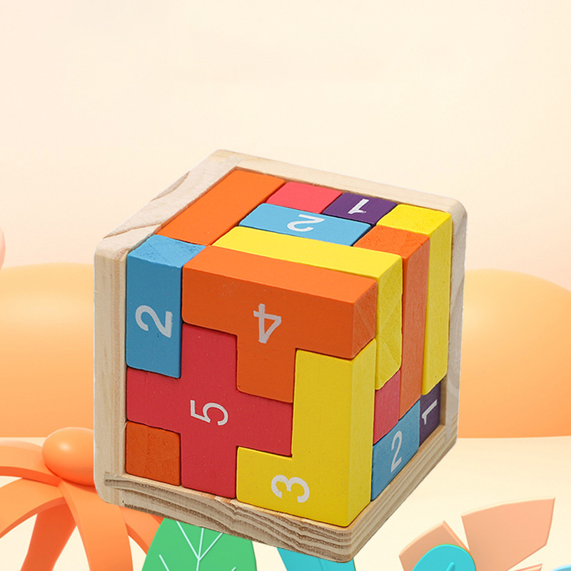 Colorful Wooden Blocks Puzzles - đánh giá và giá 3D Wooden Mechanical Puzzle Marble Run