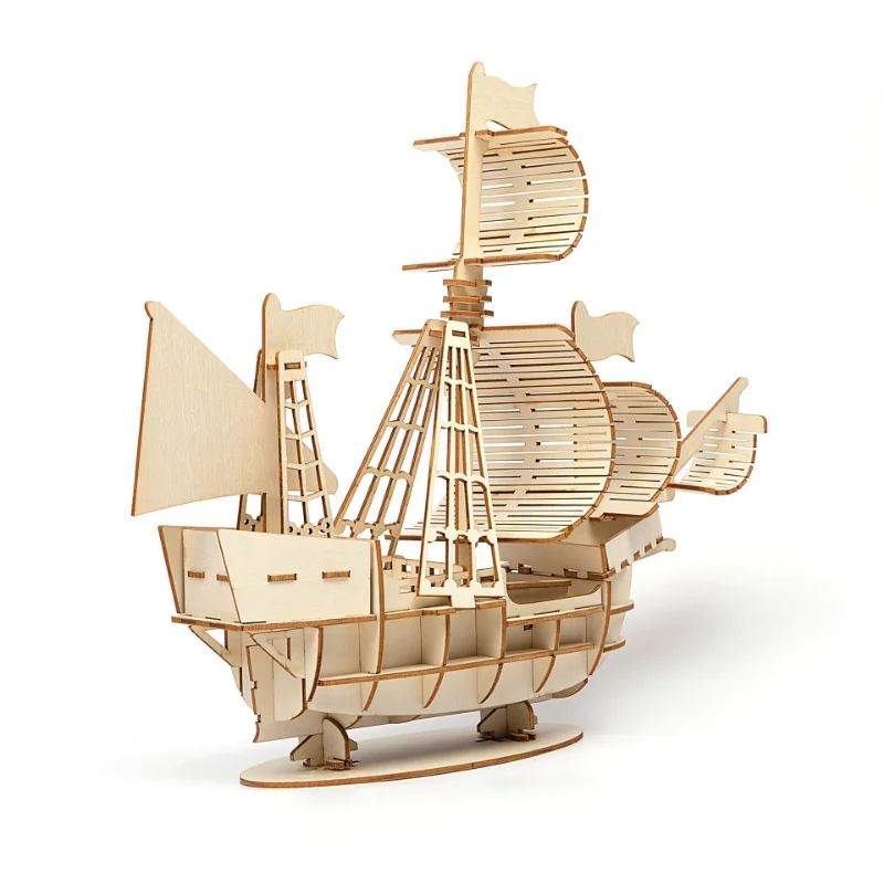 3D Sailboat Wooden Puzzle Asse - đánh giá và giá 3D Wooden Mechanical Puzzle Marble Run
