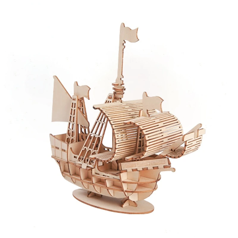 3D Sailboat Wooden Puzzle Asse - đánh giá và giá 3D Wooden Mechanical Puzzle Marble Run