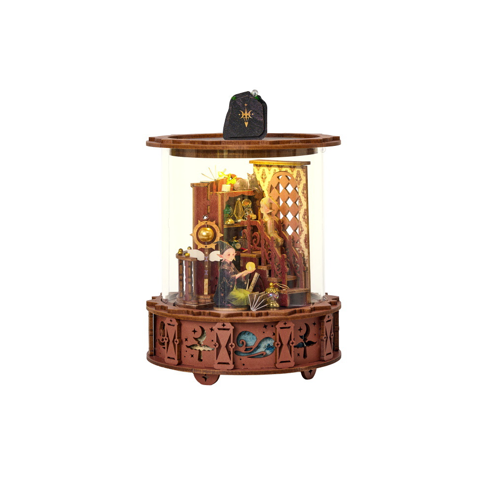 Magic Music Box 360° Visible L - đánh giá và giá Music Box Wooden 3D Puzzle Rotating