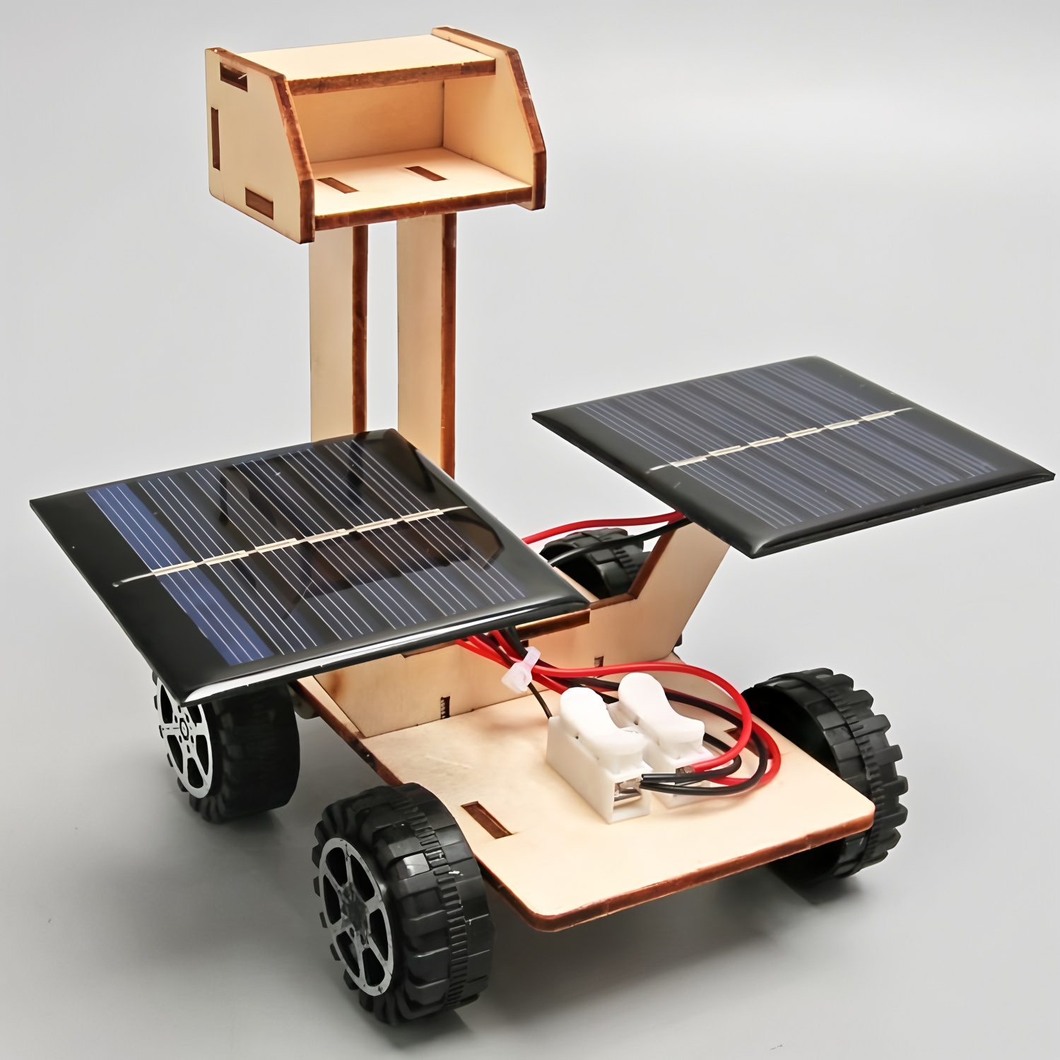 Solar Car Lunar Exploration Ve - đánh giá và giá 3D Wooden Mechanical Puzzle Marble Run