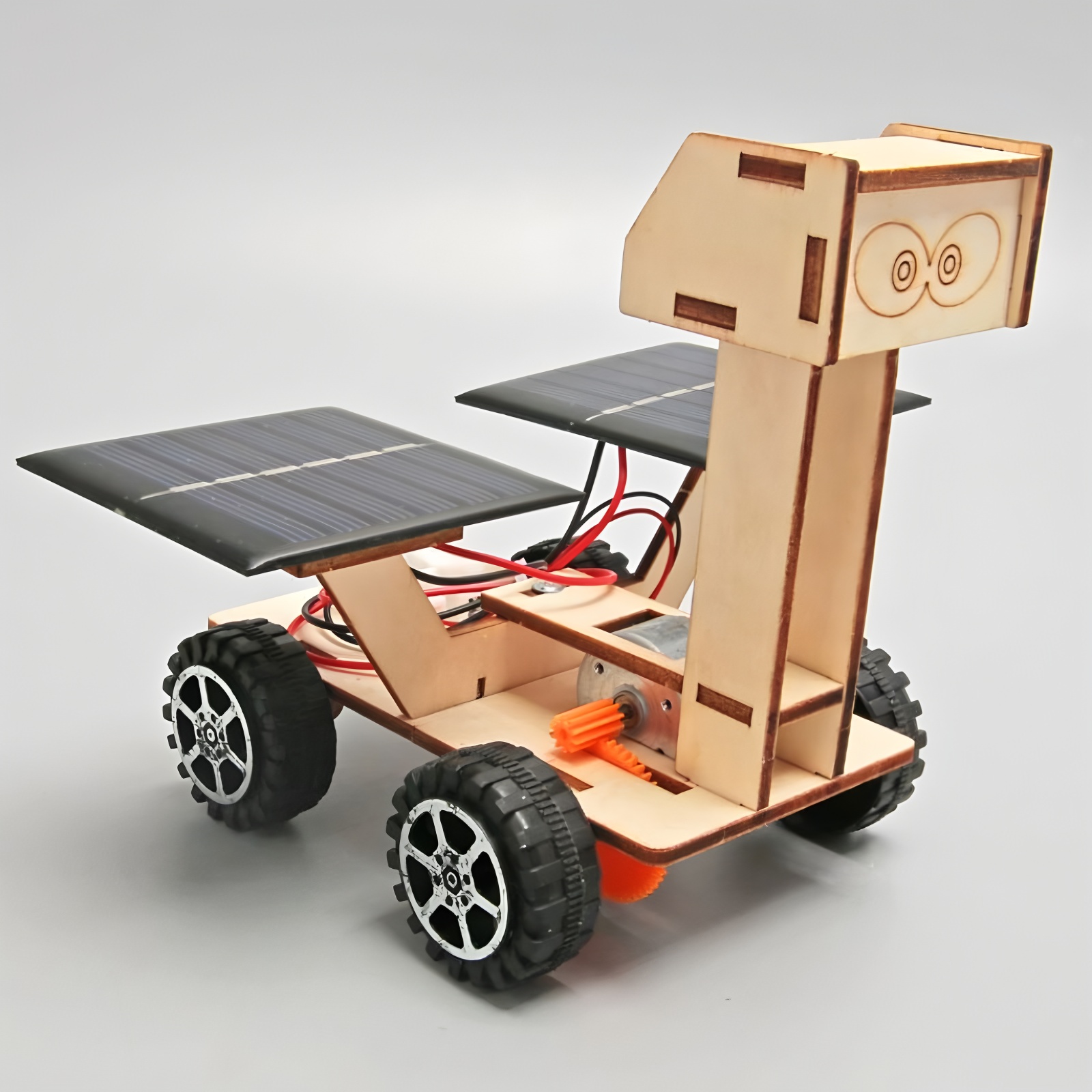 Solar Car Lunar Exploration Ve - đánh giá và giá 3D Wooden Mechanical Puzzle Marble Run