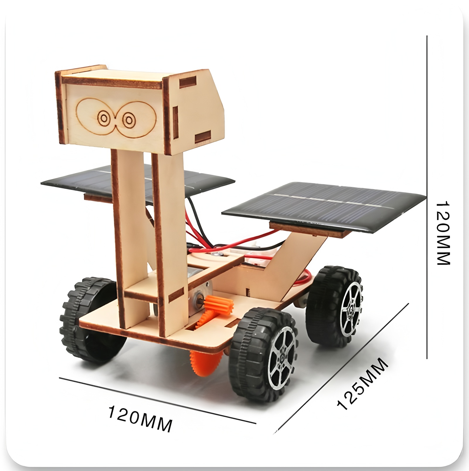 Solar Car Lunar Exploration Ve - đánh giá và giá 3D Wooden Mechanical Puzzle Marble Run