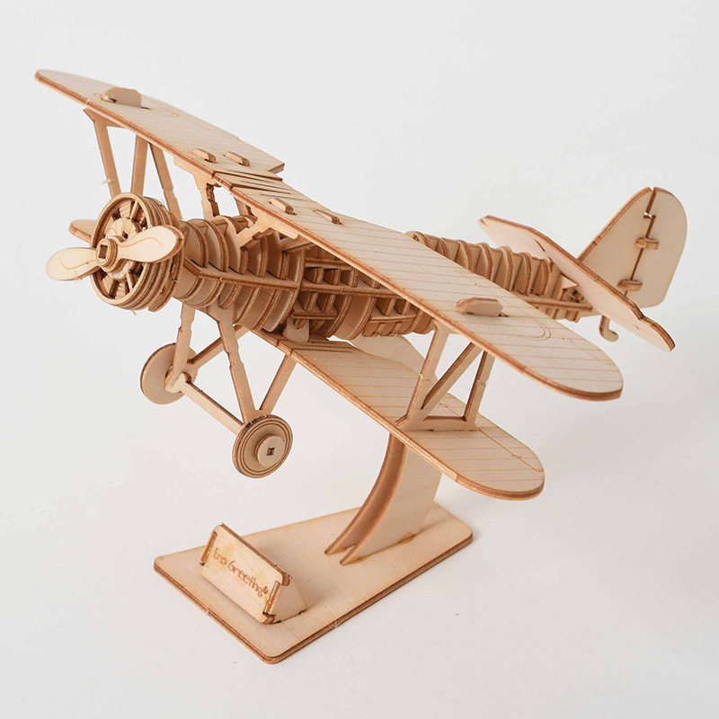 3D Wooden Puzzle DIY Kit - Las - đánh giá và giá Laser Cut Wooden Model Kit Assembly