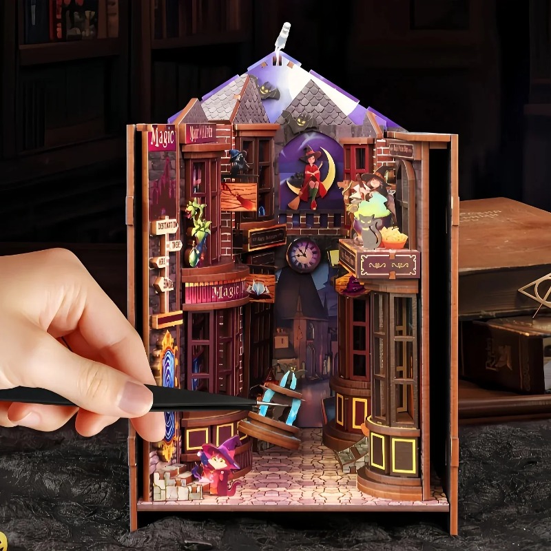 DIY Book Nook Shelf Insert Kit - đánh giá và giá Book Nook Shelf Insert Alley Diy