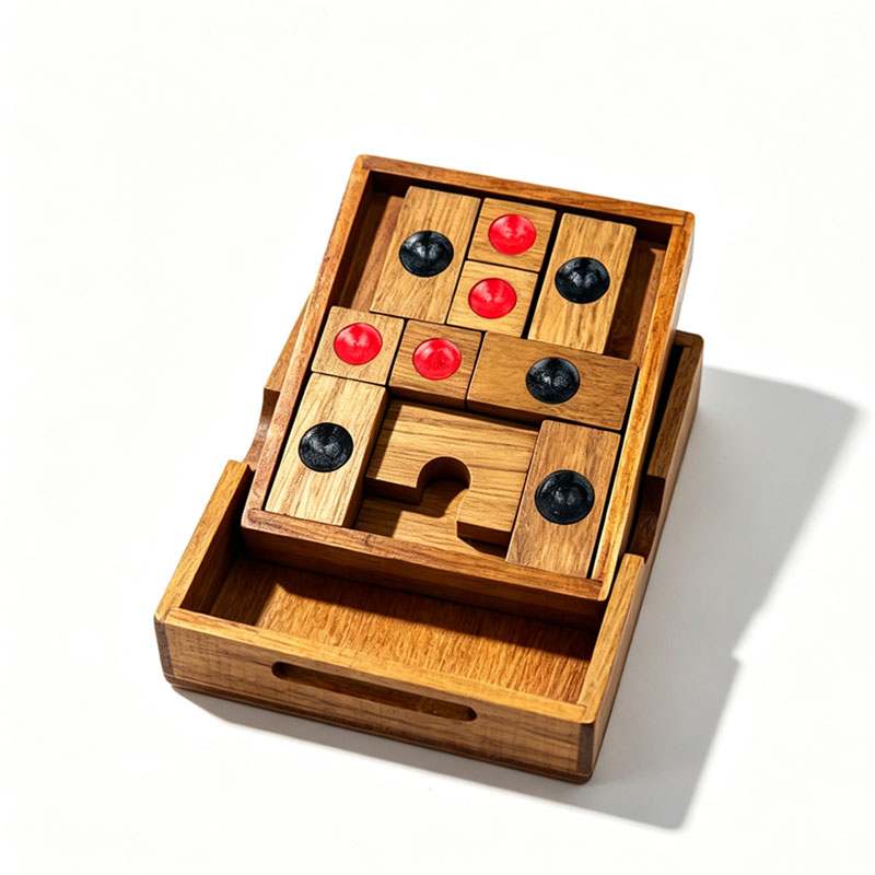 Classical HuaRongDao Puzzle Sl - đánh giá và giá 3D Wooden Mechanical Puzzle Marble Run