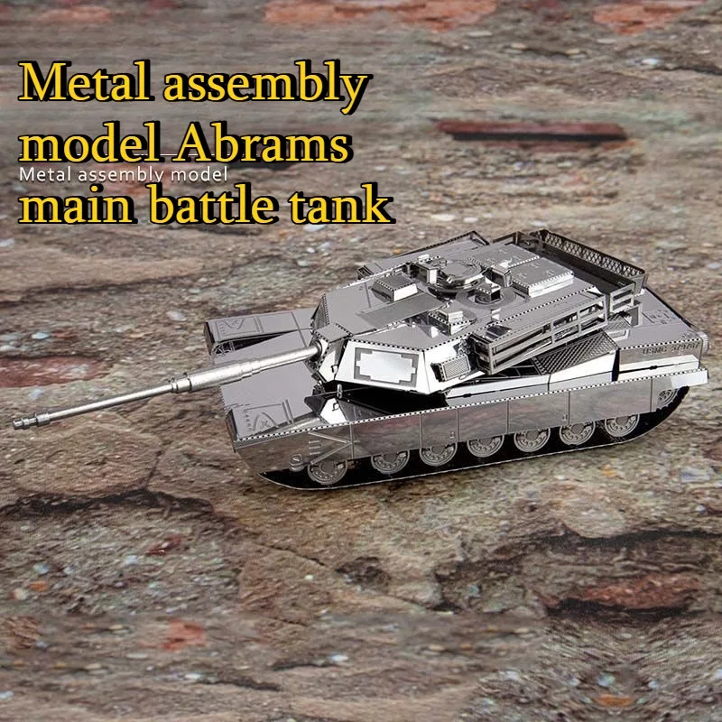 M1 Abrams 3D Metal Puzzle Tank - đánh giá và giá Metal 3D Puzzle Stainless Model Kit