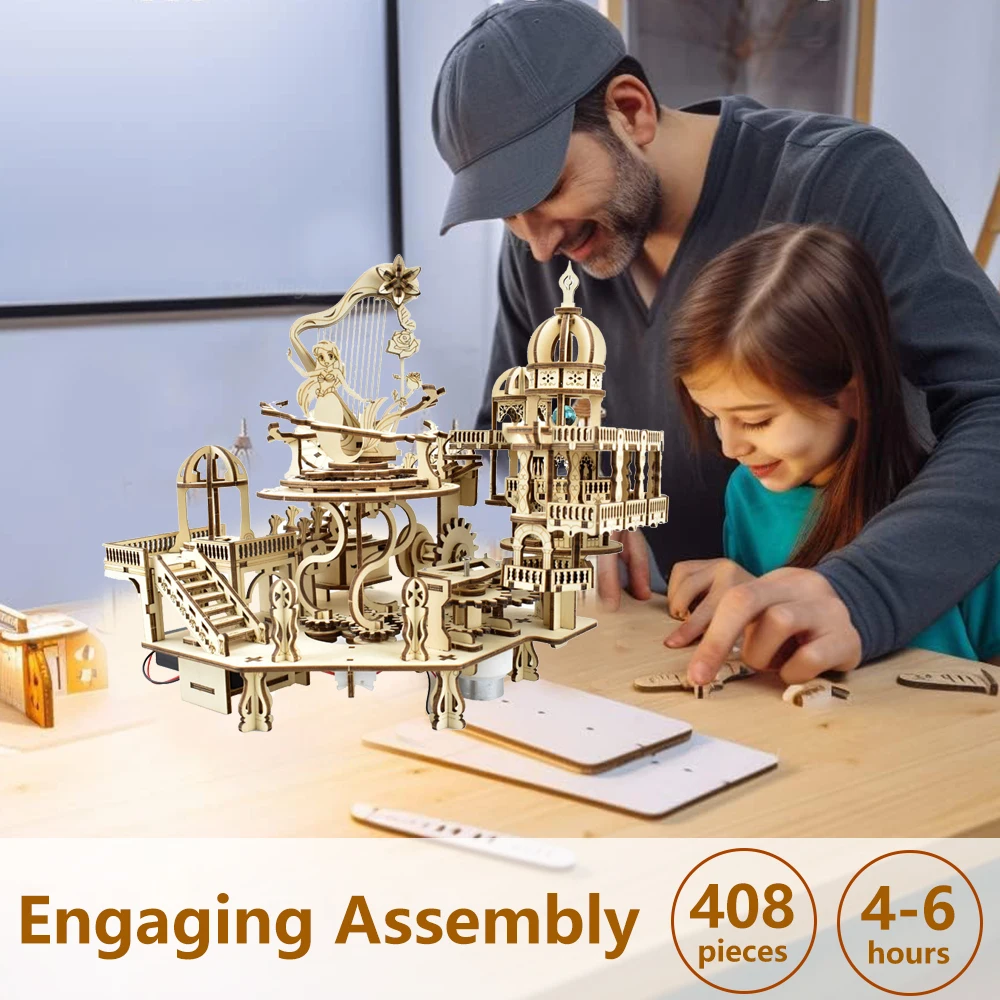 Newest 3D Wooden Puzzle Myster - đánh giá và giá 3D Wooden Mechanical Puzzle Marble Run