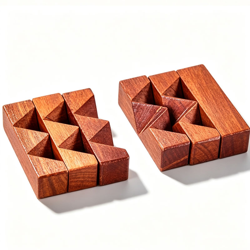 Wooden Knot Puzzle IQ Logic Tr - đánh giá và giá 3D Wooden Mechanical Puzzle Marble Run