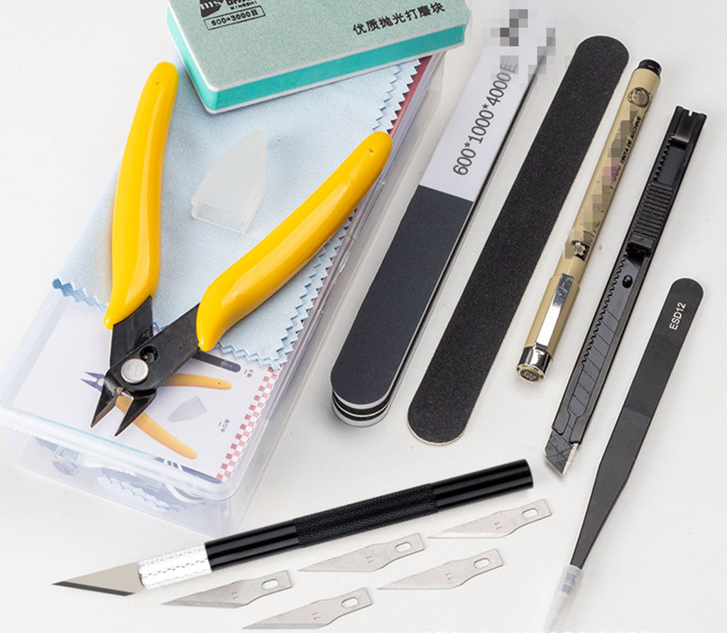 Model Building Basic Tool Kit  - đánh giá và giá Modeling Tool Kit Tweezers Hobby Knife