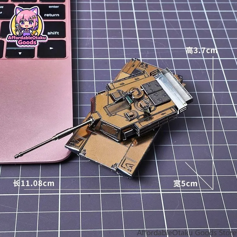 M1 Abrams Main Battle Tank 3D  - đánh giá và giá Metal 3D Puzzle Stainless Model Kit