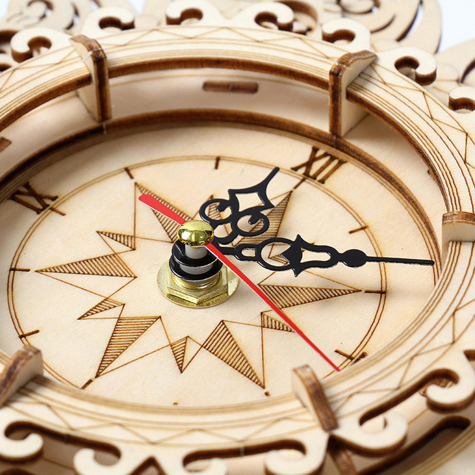 3D Wooden Mechanical Pendulum  - đánh giá và giá Wooden Clock Puzzle Mechanical Pendulum