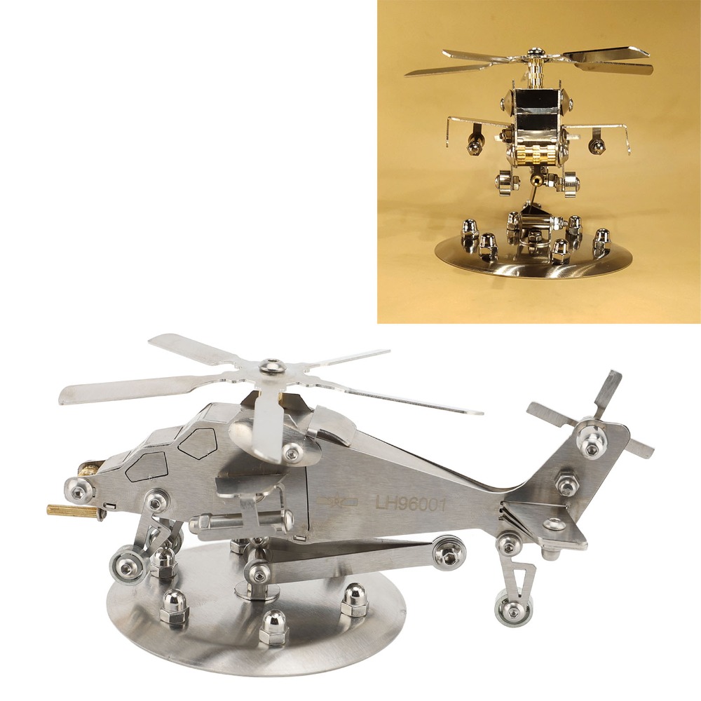 Stainless Steel Helicopter Mod - đánh giá và giá Metal 3D Puzzle Stainless Model Kit