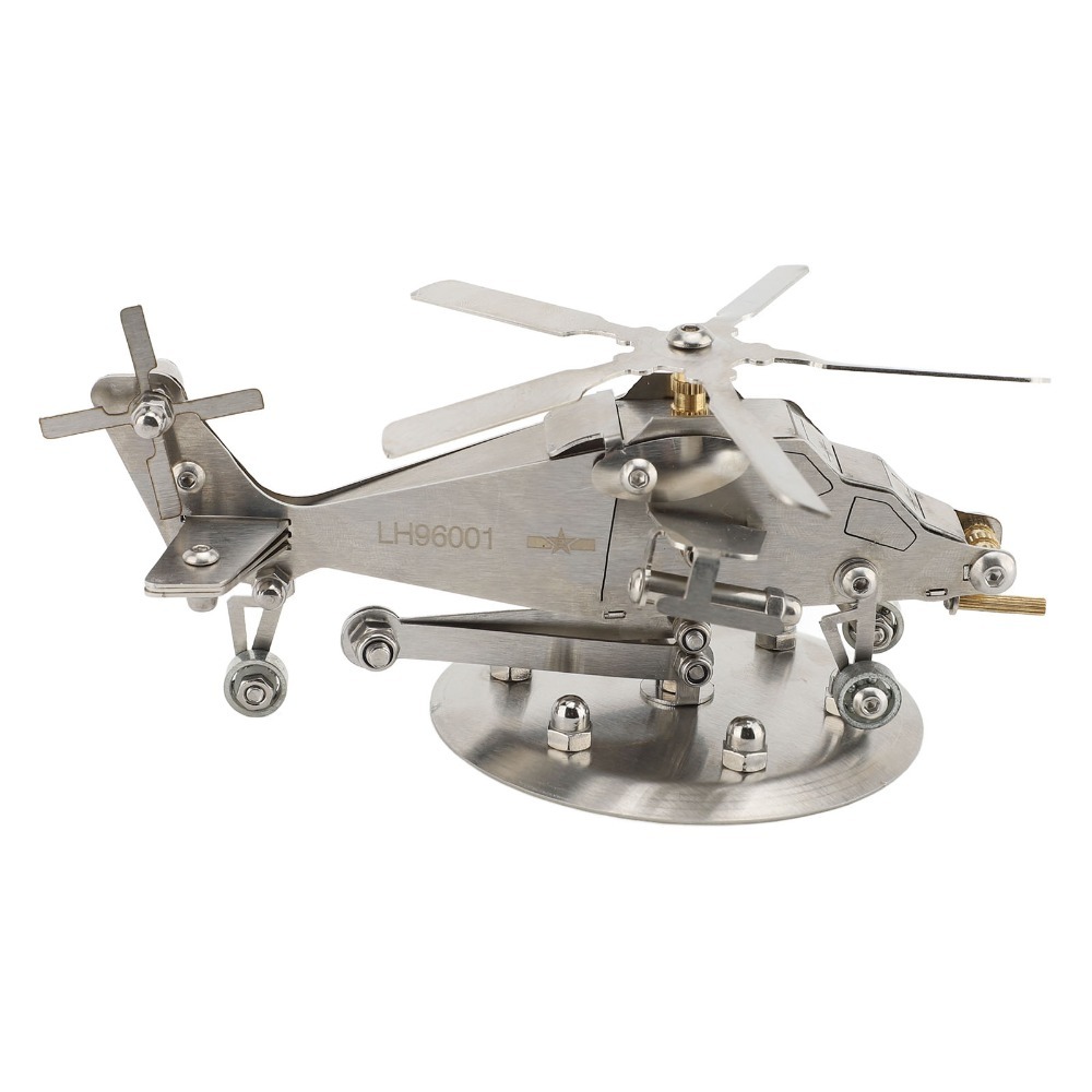 Stainless Steel Helicopter Mod - đánh giá và giá Metal 3D Puzzle Stainless Model Kit