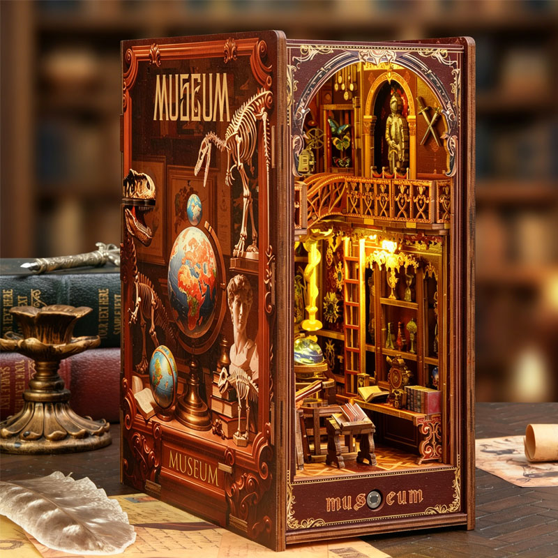 Book Nook Kit DIY Wooden Minia - đánh giá và giá Miniature Led Light Kit For Dollhouse