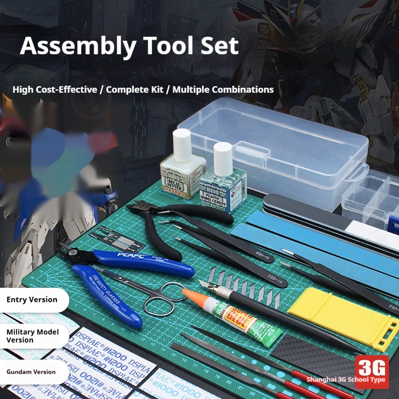 Model Building Tool Kit Sharp  - đánh giá và giá Modeling Tool Kit Tweezers Hobby Knife