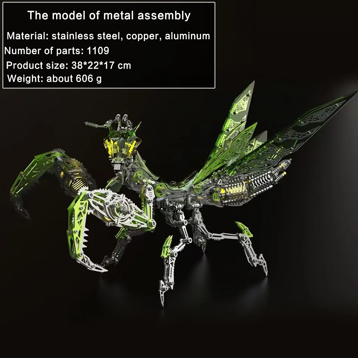 3D Puzzle Mechanical Mantis Me - đánh giá và giá Metal 3D Puzzle Stainless Model Kit