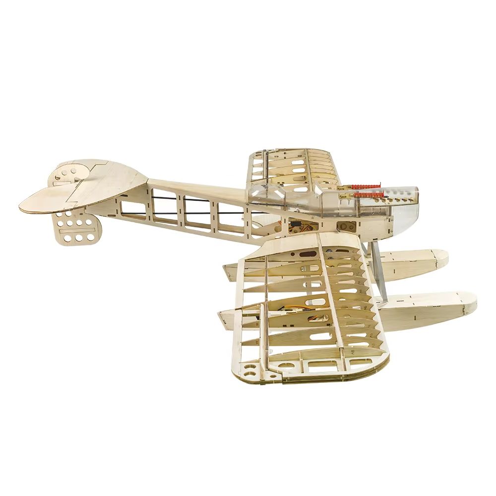 1400mm Balsa RC Seaplane Kit L - đánh giá và giá Laser Cut Wooden Model Kit Assembly