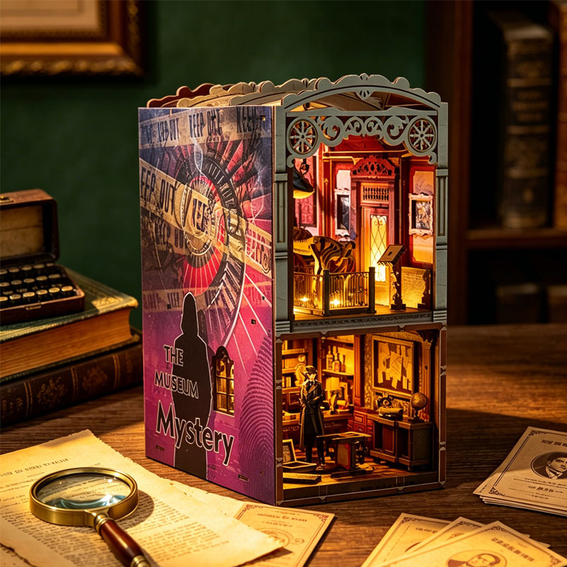 Zuuton DIY Book Nook Kit The M - đánh giá và giá Diy Miniature Dollhouse Kit Book Nook