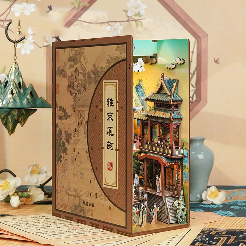 Diy Wooden Book Nook Shelf Ins - đánh giá và giá Book Nook Shelf Insert Alley Diy