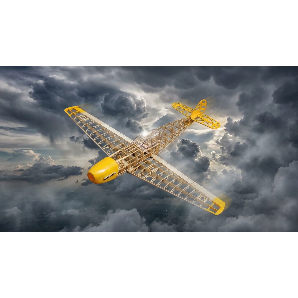 BF109 1020mm Laser Cut Balsa W - đánh giá và giá Laser Cut Wooden Model Kit Assembly