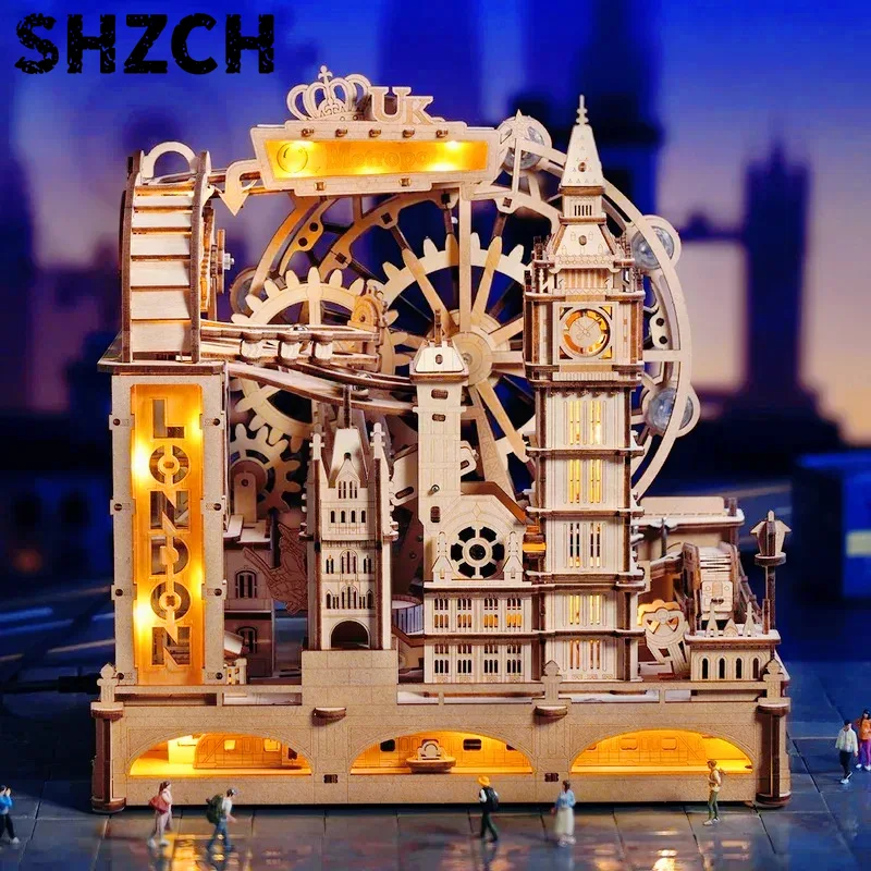 3D Wooden Puzzle Marble Run Bu - đánh giá và giá 3D Wooden Mechanical Puzzle Marble Run