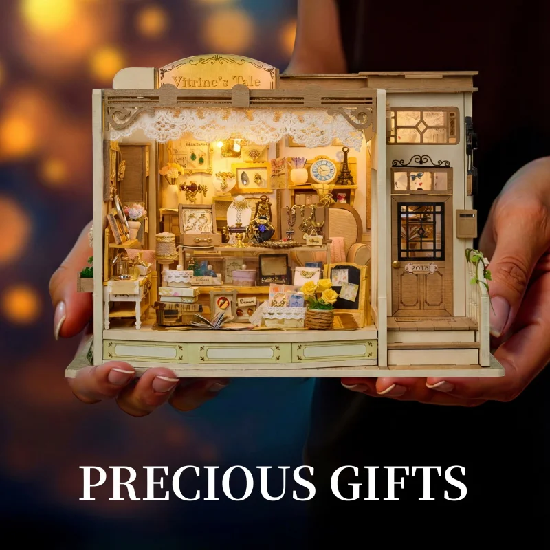 DIY Wooden Jewelry Store Casa  - đánh giá và giá Miniature Led Light Kit For Dollhouse
